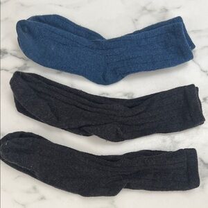 Kids wool nui organic 3 pairs Socks